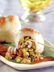 Calmars farcis comme en Algarve
Photo : © Pavillon France