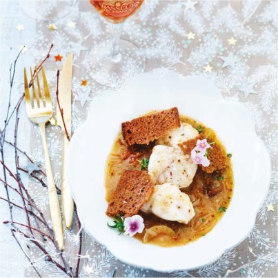 Carbonade de Lotte, à la Bière de Noël
Photo : © Patricia Kettenhofen / Brasseurs de France