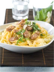 Carbonara d'agneau au parmesan
Photo : © Nicolas Louis