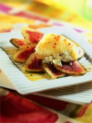 Carpaccio de figues � l'huile d'olive Ol� et ch�vre chaud
� Huile d'olive Ol�