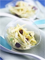 Rémoulade de céleri aux pommes et aux raisins secs
Photo : © CEDUS