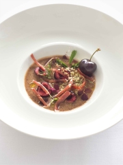 La cerise sur le gaspacho de Jambon Serrano
Photo : © Jambon Serrano Label Consorcio