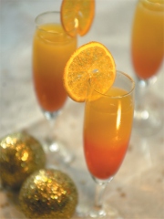 Cocktail Champagne-Armagnac-Orange
Photo : © Chez Clément