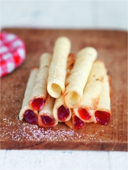 Cigarettes russes à la Confiture de Fraises-Fraises des Bois Bonne Maman®
Photo : © Richard Boutin