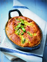 Clafoutis aux Asperges Vertes
Photo : DR