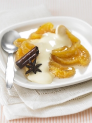 Recette Clémentine de Corse, sabayon au Floc de Gascogne Blanc