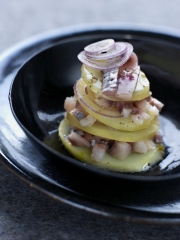 Club de pommes de terre Princesse Amandine® au hareng
Photo : © Jean-Claude Amiel