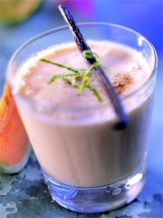 Cocktail au melon des Antilles
Photo : © Yves Bagros / Laurence du Tilly