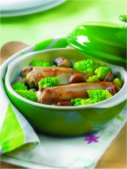 Cocotte de Lapin aux marrons, chou romanesco et épices
Photo : © St Hubert