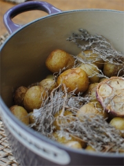 Recette Cocotte de primeurs de Noirmoutier au sel gris