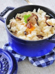 Cocotte de risotto aux cèpes et gelée de coings
Photo : © Bonne Maman / F. Mantovani