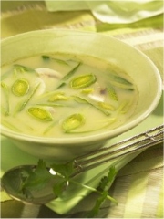 Consommé de poireaux primeurs nantais au citron
© François Bertram