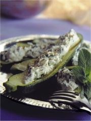Courgettes farcies au Banon et à la menthe
Photo : © ANICAP