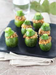 Courgettes farcies au haché d'agneau
Photo : © Nicolas Louis