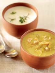 Sauce Crème d'Ail et Sauce Curry Coco aux Noix de Cajou
Photo : © SYNALAF