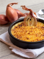 Crème brûlée à l'échalote traditionnelle
Photo : © Echalotes Traditionnelles