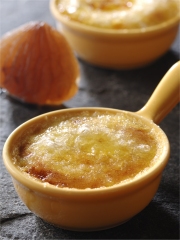 Crème Brûlée au foie gras et marrons glacés
Photo : © Studio L'Œil Ecoute - Clément Faugier