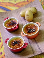 Crème brûlée de pommes de terre Juliette
Photo : © Bernard Galeron
