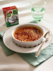 Recette Crème brûlée au lait de coco