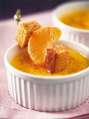 Crème brûlée à l'orange et au pain d'épices
Photo : © Collective des Biscuits et Gâteaux de France