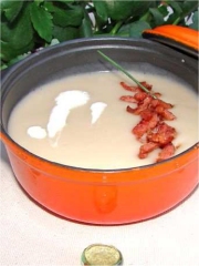 Crème de Mogette aux lardons grillés
Photo : © Mogette de Vendée