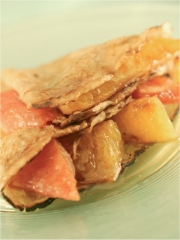 Crêpes aux agrumes flambées Grand Marnier
Photo : © Daniel Pype