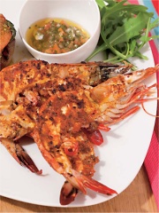 Grillades de crevettes sauvages marinées à la provençale
Photo : © Gel Pêche