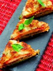 Croc-M'sieur de Blue Belle au pesto et jambon de Serrano
Photo : © B. Galeron / Germicopa