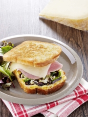 Recette Croque basque au Pur Brebis Pyrénées et jambon blanc