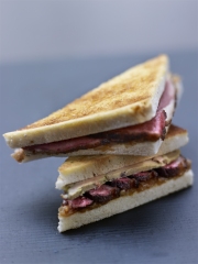 Croque de canard fermier des Landes au foie gras