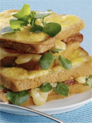 Croque-monsieur à l'emmental et au bacon
Photo : © SIGF