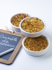 Crumble de maquereaux à la moutarde de Meaux™ Pommery™, miettes de parmesan vieux
Photo : © Connétable
