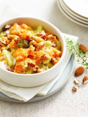 Crumble de pommes de terre, mimolette et colin
Photo : © Les pommes de terre, tellement de caractère