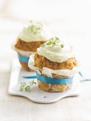 Cupcake de pommes de terre et thon, sauce curcuma
Photo : © Les pommes de terre, tellement de caractères !