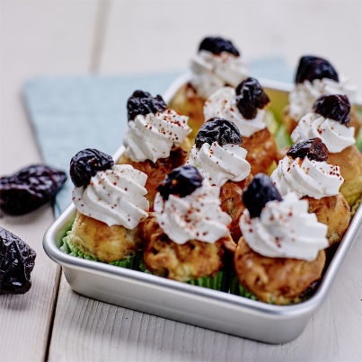 Cupcakes au poulet et pruneau d'Agen
Photo : © J.C Amiel - O. Soutsis Savanh