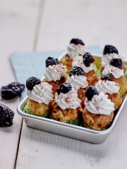 Cupcakes au poulet et pruneau d'Agen
Photo : © J.C Amiel - O. Soutsis Savanh