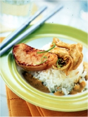 Curry de poulet aux poires
Photo : © Mickael Roulier / Photothèque SOPEXA / Poires de France