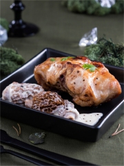 Recette Demi rables de lapin au vin jaune et aux morilles