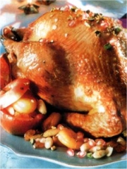 Dinde fermière des Landes à l'orientale
aux pommes-fruits farcies
Photo : Volailles Fermières des Landes