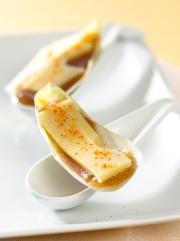 Feuilles d'endives, confit d'oignon et emmental pimenté
Photo : © Collective de l'Emmental Français
Cercles Culinaires de France / Laurent Grivet