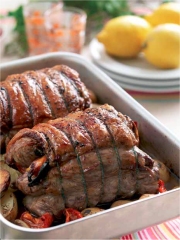 Épaule d'agneau gallois aux tomates, basilic et citron
Photo : © Agneau Gallois