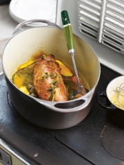 Filet Mignon de Porc sur Lit d'herbes fraîches
Photo : © Luk Thys et Bram Debaenst