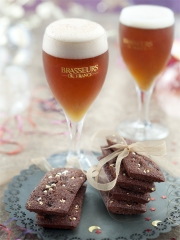Financiers au chocolat et aux marrons
Photo : © Patricia Kettenhofen / Brasseurs de France