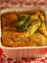 Flan d'asperges au parmesan
Photo : © Fondation Louis Bonduelle