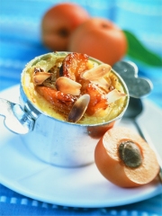 Flan à l'abricot et à l'orgeat
Photo : © Yves Bagros / Sopexa