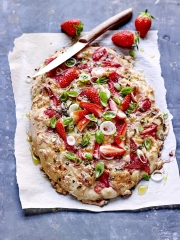 Focaccia aux Fraises de France et Mozzarella
Photo : © J.C. Amiel / Fraise de France