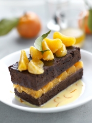 Fondant aux clémentines de Corse et chocolat intense
Photo : © JC Amiel / Marie Leteuré