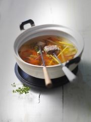 Fondue de bœuf au vin blanc
Photo : © Caroline Faccioli