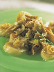 Fricassée de pays (tripes) et noix de Saint Jacques
Photo : © Confédération Nationale de la Triperie Française (CNTF)