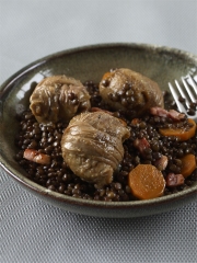 Tripoux au vin blanc
Photo : © Confédération Nationale de la Triperie Française (CNTF)